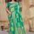 Green woven banarasi saree with blouse