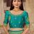 Green woven banarasi saree with blouse