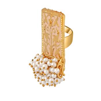 Orange pearl rings 1