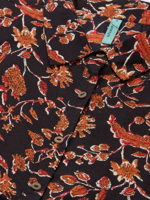 Black printed cotton kurtas-and-kurtis 5