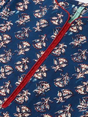 Blue printed rayon kurtas-and-kurtis 5
