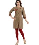 Dressy Designer Cheeku Raw Silk Embroidered Short Tunic