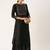 Minora Pure Cotton Black Printed Kurta Sets & Sharara 