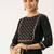 Minora Pure Cotton Black Printed Kurta Sets & Sharara 