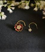 COMBO Dainty Shimmering nose stud or nosepin or nose ring with american diamond