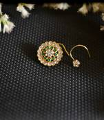 COMBO Dainty Shimmering nose stud or nosepin or nose ring with american diamond