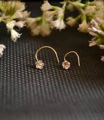 COMBO Dainty Shimmering nose stud or nosepin or nose ring with american diamond