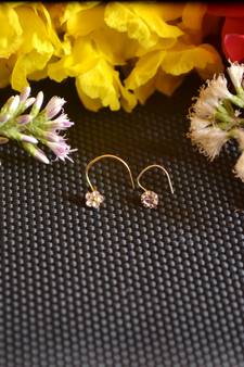 COMBO Dainty Shimmering nose stud or nosepin or nose ring with american diamond