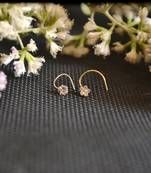 COMBO Dainty Shimmering nose stud or nosepin or nose ring with american diamond