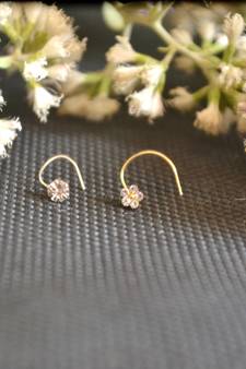 COMBO Dainty Shimmering nose stud or nosepin or nose ring with american diamond