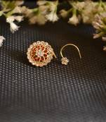 COMBO Dainty Shimmering nose stud or nosepin or nose ring with american diamond