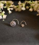 COMBO Dainty Shimmering nose stud or nosepin or nose ring with american diamond