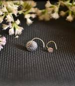 COMBO Dainty Shimmering nose stud or nosepin or nose ring with american diamond