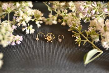 COMBO Dainty Shimmering nose stud or nosepin or nose ring with american diamond 4
