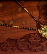 Twinkling Gold Diamond Designer mangalsutra