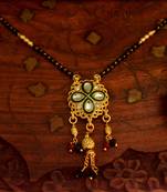 Twinkling Gold Diamond Designer mangalsutra