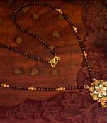 Twinkling Gold Diamond Designer mangalsutra