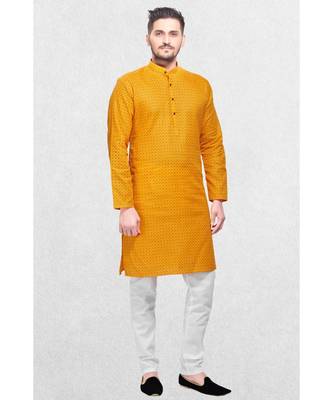 Mens Cotton Designer Printed Kurta Suit (Tropical Jaisalmer Collection) 2