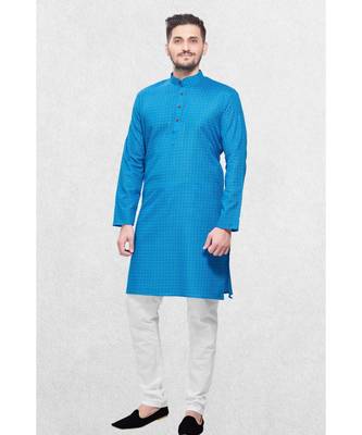 Mens Cotton Designer Printed Kurta Suit (Tropical Jaisalmer Collection) 1