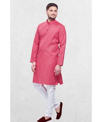 Mens Cotton Designer Printed Kurta Suit (Tropical Jaisalmer Collection) 1