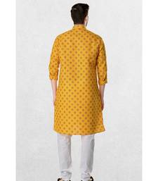 Mens Cotton Designer Printed Kurta Suit (Tropical Jaisalmer Collection)