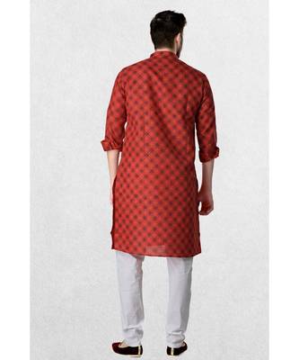 Mens Cotton Designer Printed Kurta Suit (Tropical Jaisalmer Collection) 2