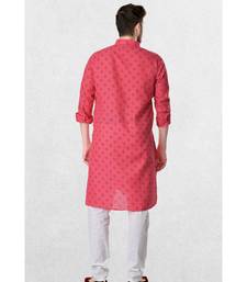 Mens Cotton Designer Printed Kurta Suit (Tropical Jaisalmer Collection)