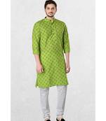 Mens Cotton Designer Printed Kurta Suit (Tropical Jaisalmer Collection)