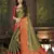 Green woven banarasi silk saree with blouse