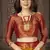 Yellow woven banarasi silk saree with blouse