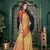 Beige woven banarasi silk saree with blouse