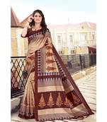 Brown Mysure Silk with blouse piece