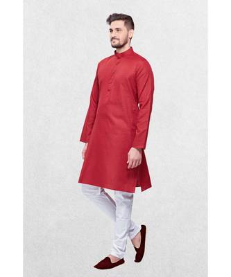Mens Cotton Designer Printed Kurta 1