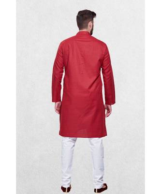 Mens Cotton Designer Printed Kurta 2