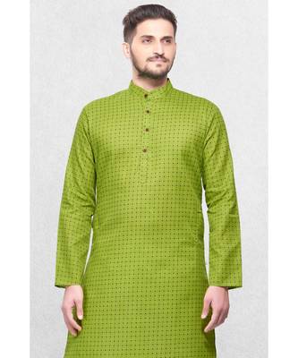 Mens Cotton Designer Printed Kurta 1