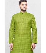Mens Cotton Designer Printed Kurta