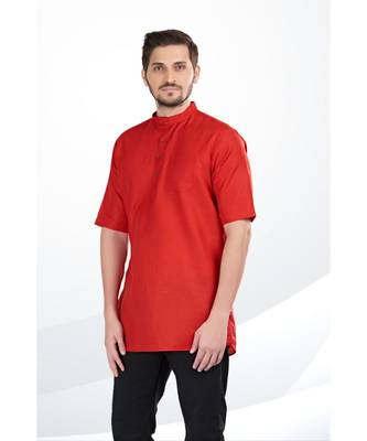Mens Cotton Short Kurta 1