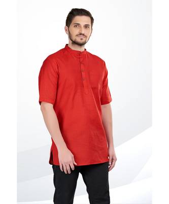 Mens Cotton Short Kurta 2
