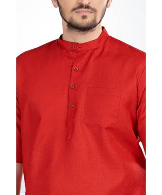 Mens Cotton Short Kurta 3