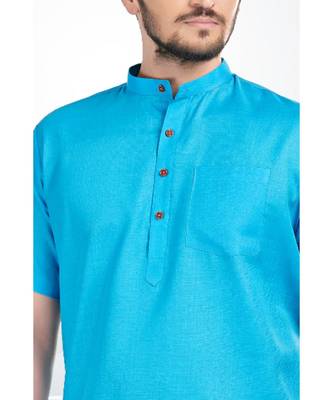 Mens Cotton Short Kurta 3