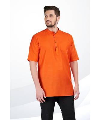 Mens Cotton Short Kurta 1
