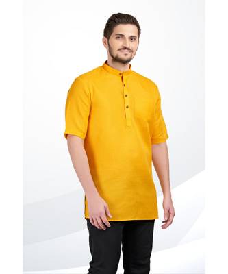 Mens Cotton Short Kurta 1