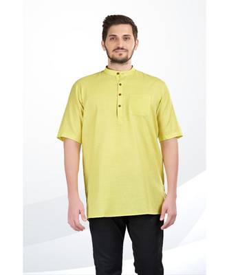 Mens Cotton Short Kurta 2
