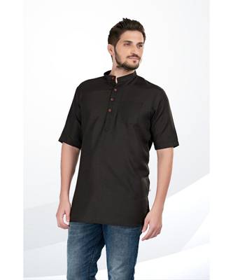 Mens Cotton Short Kurta 1