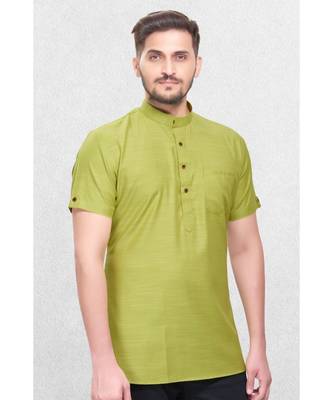 Mens Cotton Short Kurta 3
