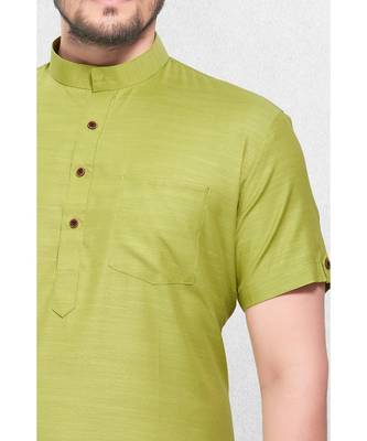 Mens Cotton Short Kurta 4