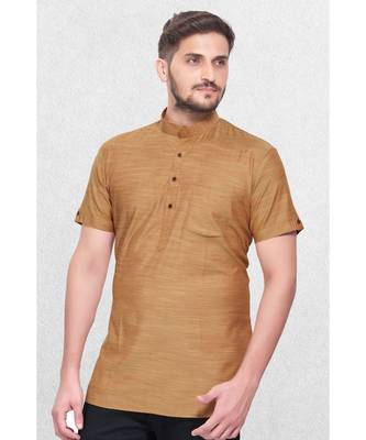 Mens Cotton Short Kurta 1