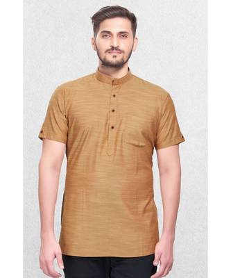 Mens Cotton Short Kurta 4
