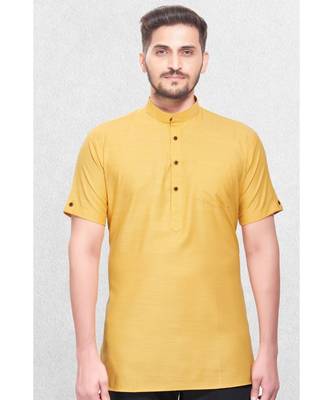 Mens Cotton Short Kurta 1