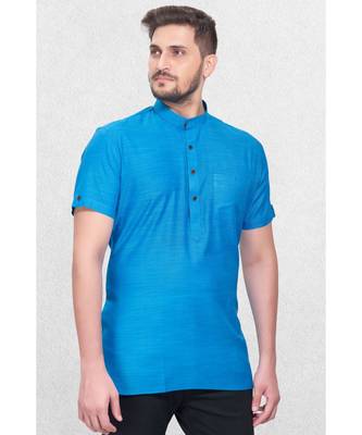 Mens Cotton Short Kurta 3
